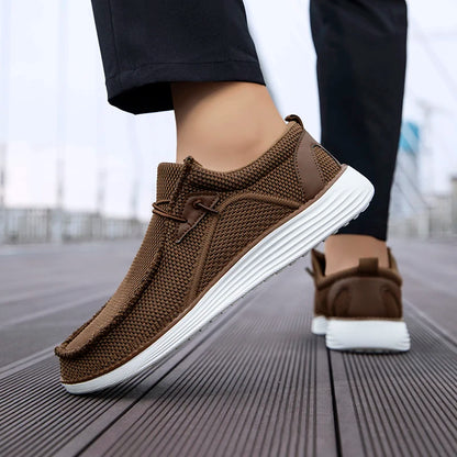 Men's Adjustable Lace-Up Loafers Shoes Non-Slip Sole Breathable Upper Comfortable for Walking Jogging Shoes Casual shoes