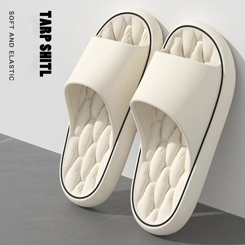Super Light Softs Slippers Simple Fashion Tlides Eva Elastic Chaussures Colorful Sneakers in Door Bathroom Flip Flops