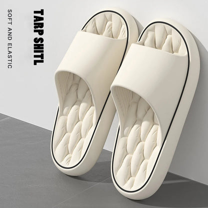 Super Light Softs Slippers Simple Fashion Tlides Eva Elastic Chaussures Colorful Sneakers in Door Bathroom Flip Flops