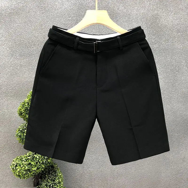 Casual Slim Fit Herrenanzug Shorts Essentielle stilvolle Sommer Neu in Pant 2025 koreanischer Stil Luxus Personalizat Männliche kurze Hosen