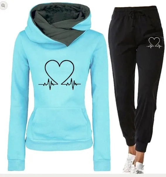 Ny ankomst vår Autumn Winter Casual Sportswear Set Printed Women's Hoodie Sweatshirt Trendy Outfit Hoodies Sweatshirts