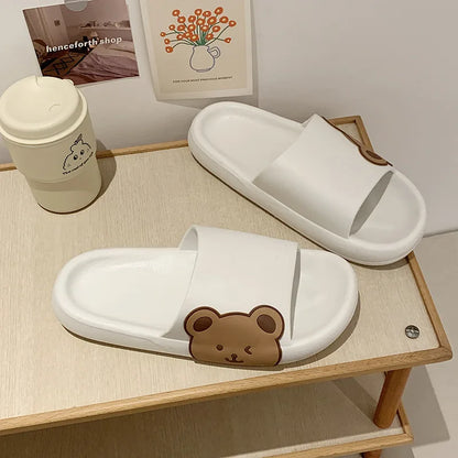 2023 Men's Summer Slippers Anti-slip Thicken EVA Soft Slipper Outdoor Beach Flip Flops for Men Household Comfortable Shoes