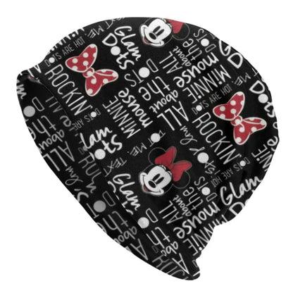 Disney Mickey Mouse Minnie Skullies Beanies Caps For Men Women Unisex Street Winter Warm Knitting Hat Adult Bonnet Hats