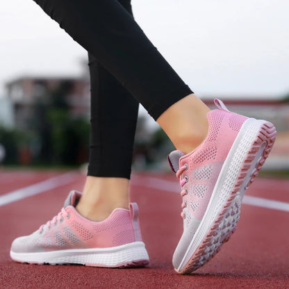 2024 Mujeres zapatos deportivos plataforma de moda zapatillas de zapatillas de primavera de invierno