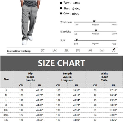 Herren-Jogginghosen Gerade fit Jogger für Sport und Streetwear Lose übergroß