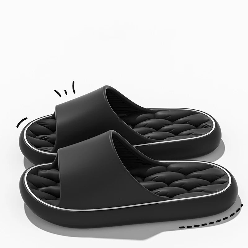Super Light Softs Slippers Simple Fashion Tlides Eva Elastic Chaussures Colorful Sneakers in Door Bathroom Flip Flops