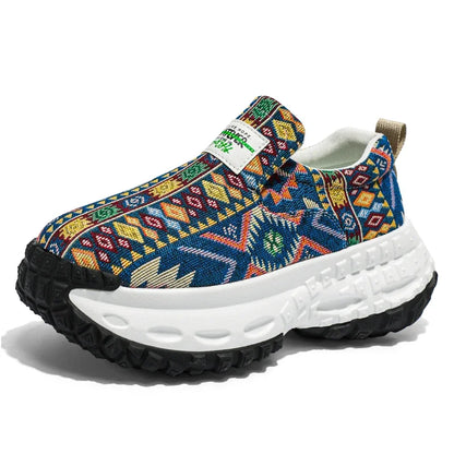 Men Shoes New Casual Shoes Soft Casual Sneaker Breathable Running Shoes For Man Bohemian Style Canvas Shoes