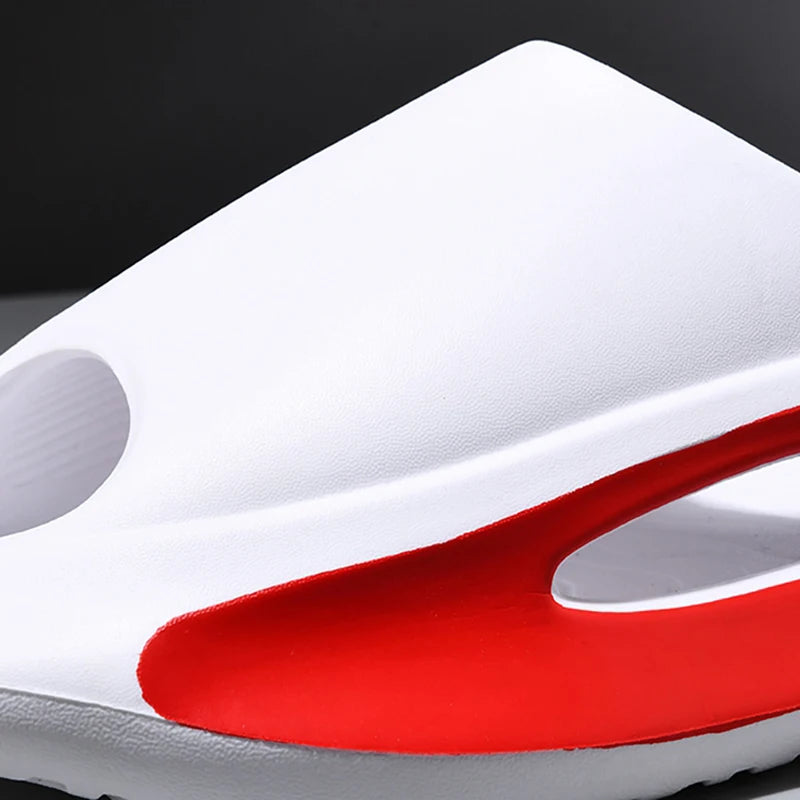 Zomer dikke zool slippers mannen vrouwen eva zacht bodem indoor home dia's sandalen licht strandschoenen mannelijke slippers slippers slippers slippers