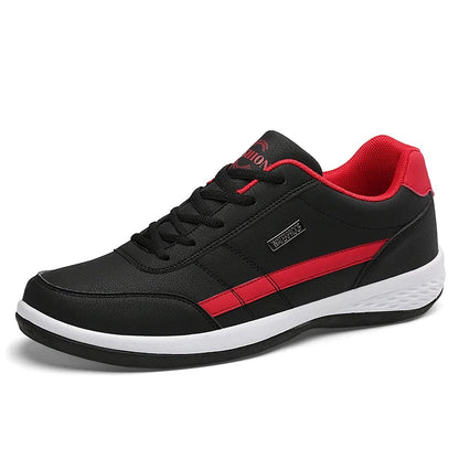 Maedef schoenen voor mannen lederen sneaker waterdichte casual comfortabele heren sneaker veterschoenen gevulkaniseerd man schoenmasculino