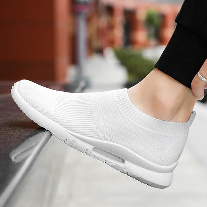 Damyuan Men Light Running Shoes Jogging Shoes Breathable Man Sneakers Slip On Loafer Shoe Men's Casual Shoes Størrelse 46 2020