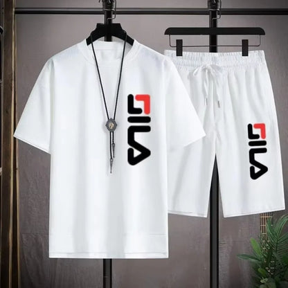 T-shirts de cou de cou de couche à deux pièces d'été
