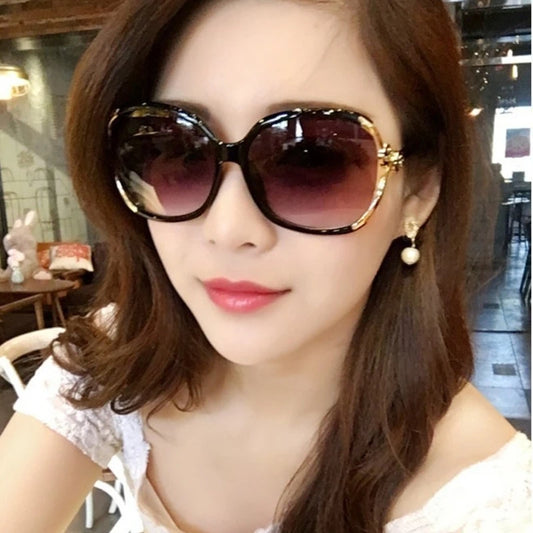 Gafas Classic Retro Large Frame Women's Sunglasses Fashion Brand Sun Glasses  Lady Driving Luxury Eyewear UV400 Oculos