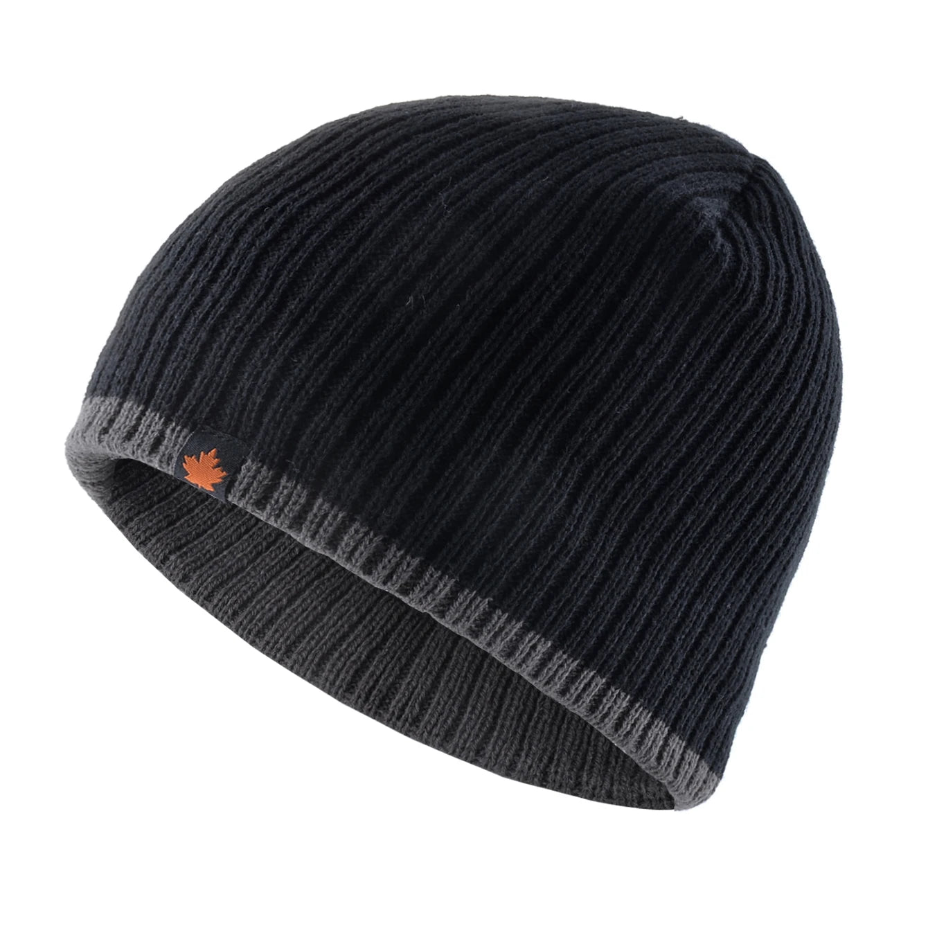 Muške lubanje Beanies Pleteni vuneni šeširi muškarci zima pletenje debelog šešira s dvostrukim slojem Čvrsta boja Velvet Topli poklopac poklopca poklopca