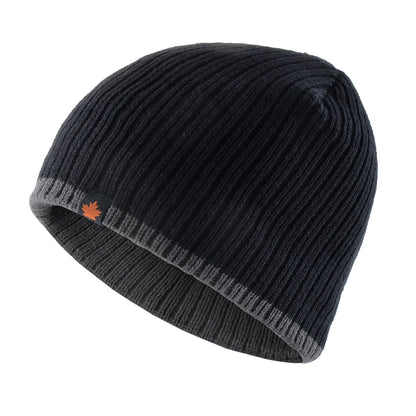 Muške lubanje Beanies Pleteni vuneni šeširi muškarci zima pletenje debelog šešira s dvostrukim slojem Čvrsta boja Velvet Topli poklopac poklopca poklopca