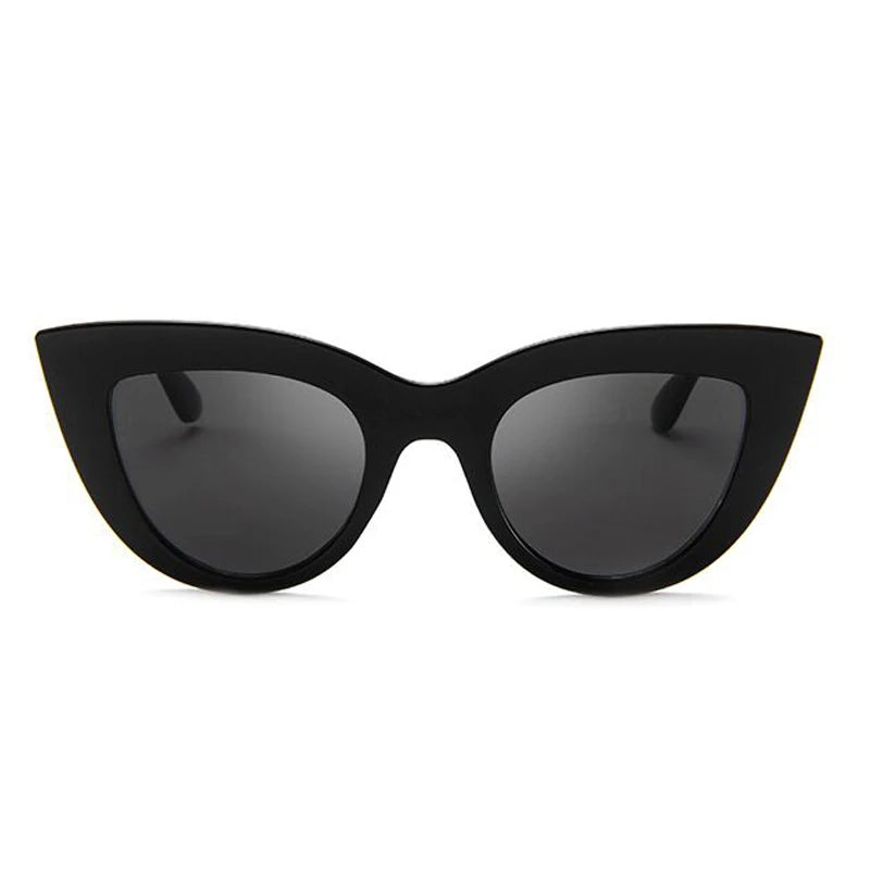 Vintage Cat Eye Sluneční brýle Žena značka návrhářka retro sluneční brýle ženské módní zrcadlové venkovní odstíny gradient oculos de sol