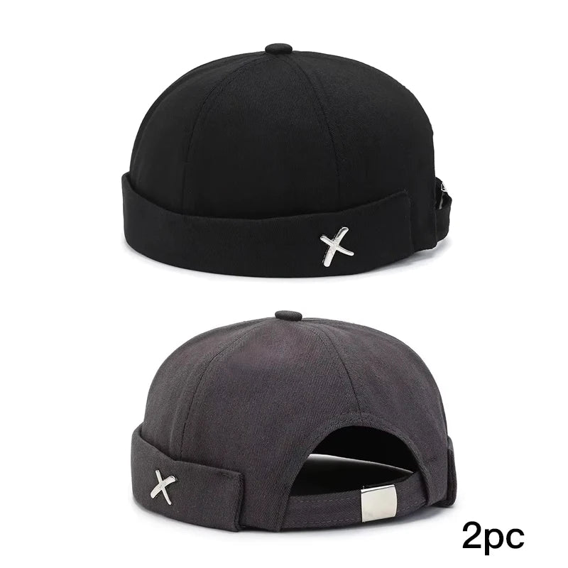 Sombrero de primavera New Guppi, Versión coreana, personalidad, gorro, sombrero redondo, marinero, sombrero de propietarios, nicho de hombres y mujeres