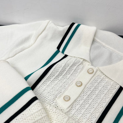 Yuoomuoo flottur tíska kynþokkafull pakki mjaðmir prjónaðir lítill kjóll 2025 Summer vintage snúnings kraga ruffled party kjóll streetrwear