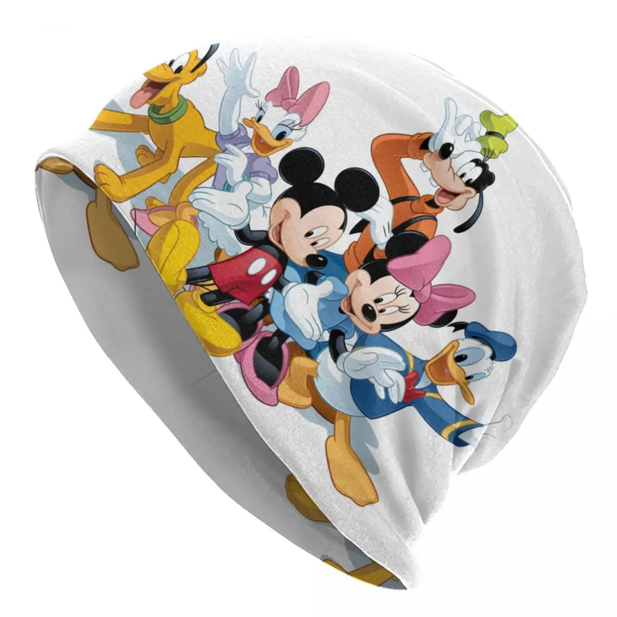 Disney Mickey Mouse Minnie Skullies Beanies Caps For Men Women Unisex Street Winter Warm Knitting Hat Adult Bonnet Hats