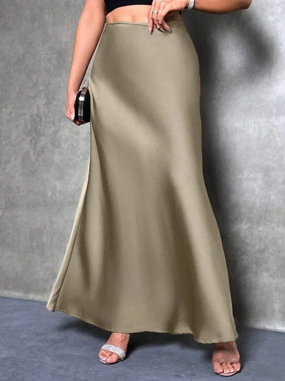Nuevo estilo de moda europea y americana Velvet A- Falda de línea Línea Vestido largo para mujeres Otoño Invierno 2023 Diseño simple