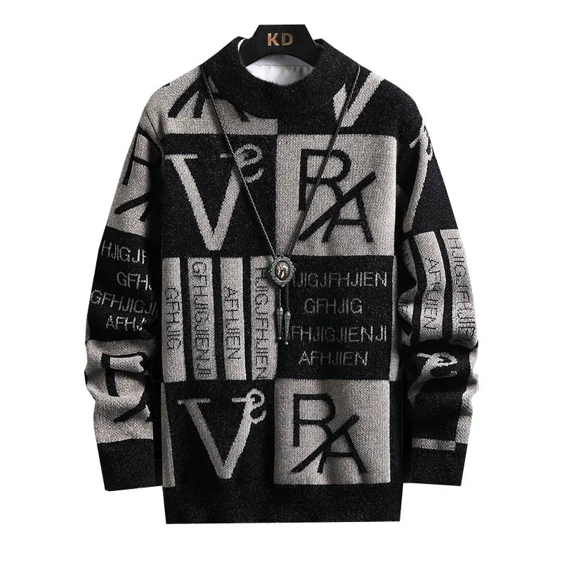 Uomini Pullover a strisce maglia a maglia a maglia Pallover Stampare Maglioni rotondi Maglion Autunno/Inverno Designer di qualità Casual Casualmente Abbigliamento Jumper