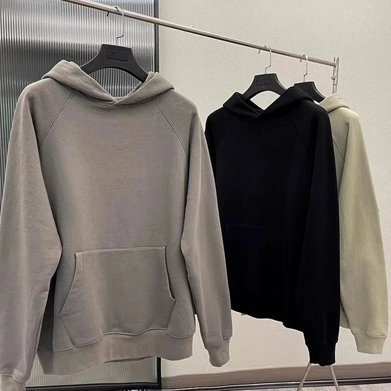 Men Women Hooded Sets Fashion Type 2 Piece Suit Thick fleece Jogging Sweatshirts Oversized Tracksuit Hoodie+Pants Streetwear
