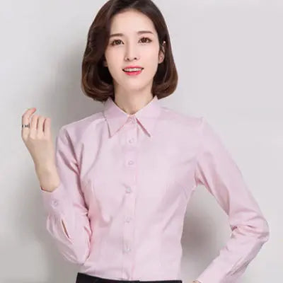 Camicie da donna camicette da donna camicia bianca camicetta a maniche lunghe top da femmina di camicette di base 2023 abiti da donna elegante moda