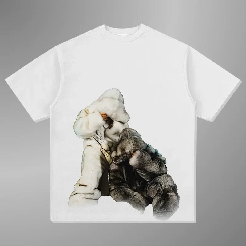 Drake und PartyNextdoor ein Sexlied 4 u 2025 T-Shirt Männer Frauen Harajuku O-Neck Sommer Freizeit-T-Shirt-Baumwolltops Kleidung Tee