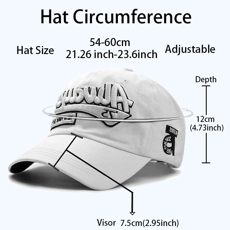 2023 Nuovo cappellino da baseball di cotone all'aperto per donne Fashion Casual Retro Retro's Cap maschi