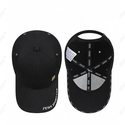 Nuevos hombres de moda mujeres de alta calidad pocos cartas bordadas algodón de algodón ajustable gata de béisbol gorra camionero para papá sombreros de papá