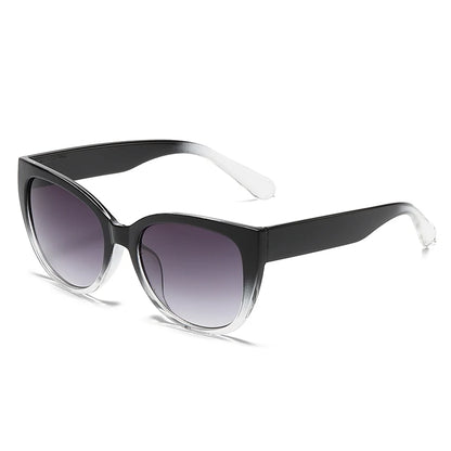 Retro Fashion Cat Cat Ochelari de soare pentru femei Brand Ochelarii de soare Gradient Lens Simple Simple pentru picioare largi Design unisex Cateye nuanțe feminine UV400