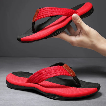 Hágæða vörumerki tískumenn Flip flops Summer Beach Flip Flips Men Casual Bireining Beach Men inniskór úti