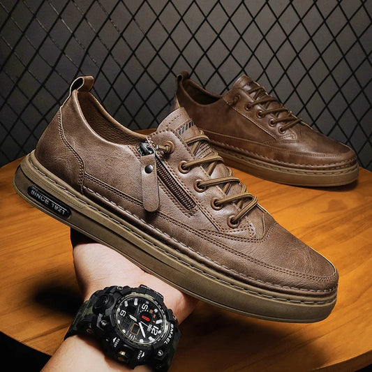 Men's Shoes Autumn Business Formal Leather Shoes Men's Fashion Light Soft Soled Shoes Casual Shoes Men Loafers Shoes