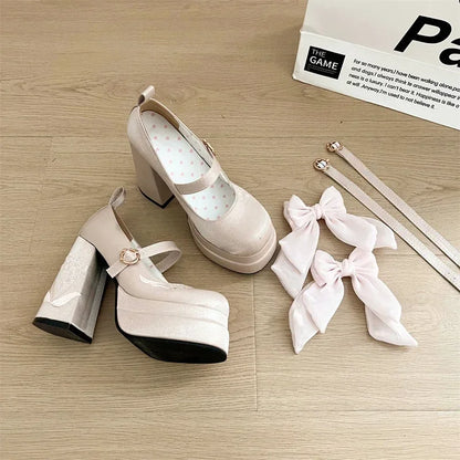 Platforme de designer cu tocuri înalte lolita curele de modă de cruci de modă de primăvară de toamnă de noapte Clubul de stripper