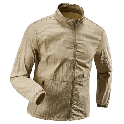 Plus Size 7XL 8XL Summer Hiking Jackets Men Fishing Cycling Hooded Gym Running Coat Outdoor Sun-Protective Thin Jacket Clothing