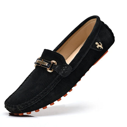 Yrzl Loafers Men iso koko 48 Pehmeä ajo-mokkasiinit Korkealaatuiset asunnot aitoja nahkakengät miehet liukuvat mokkanahkaa miehille
