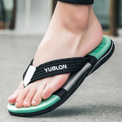2025 الصيف Flip Flops Men Men Sandals Anti-slip trevable men men beach slippers slippers ourdoor ourdive big 45