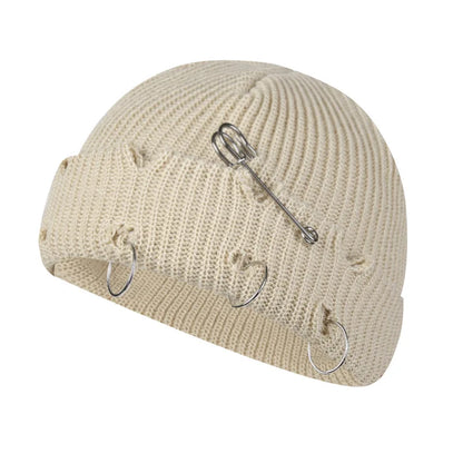 Brand Oohmy Knitted Hats for Men Women, Skullies Caps, Warmer Bonnet, Casual Cap, Monochromatic, Male and Female, Winter, 2024