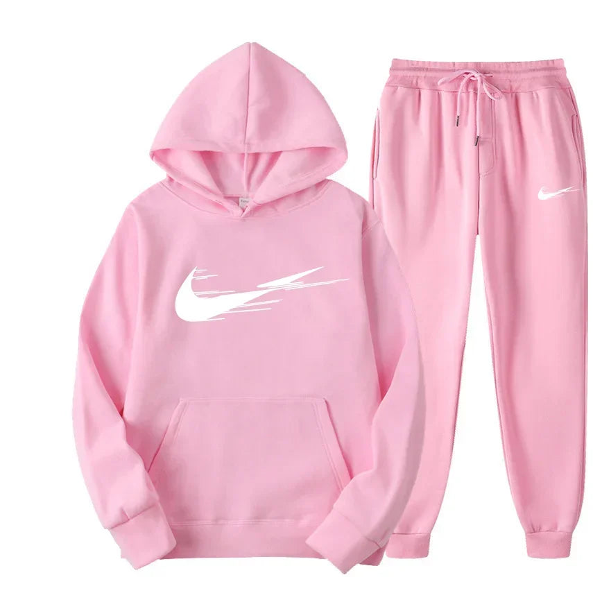 2025 Nieuwe heren- en damesmode vrije tijd sportkleding buiten fitness jogging hoodie set sport luxe hoodie+broek set kleding