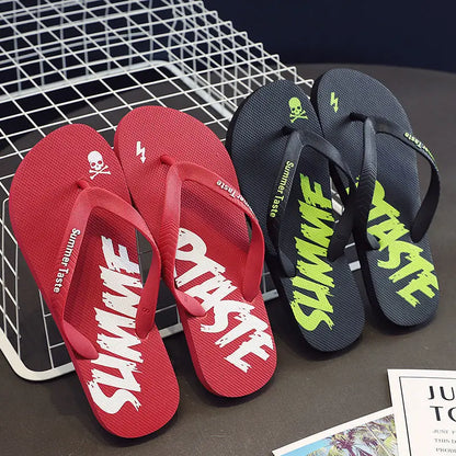 كلاسيك رجل Flip Flops Summer Summer Slims Slides Slippers Slippers Boys Beach Flats Fery Leisure Standals Chanclas de Hombre