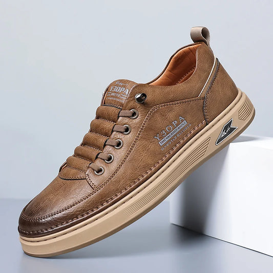 Luxury Brand Male Comfortable Driving Shoe New Men's Shoes Lightweight Men Leather Fashion Shoes 2024 Classic Men Casual Shoes