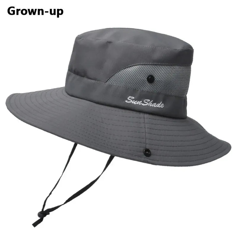 Xinbaoguan 100% polyester 9002 Sommar utomhus solhatt, andningsbar solhatt, fällbar solhatt, kvinnlig hästsvans hål fiskare hatt