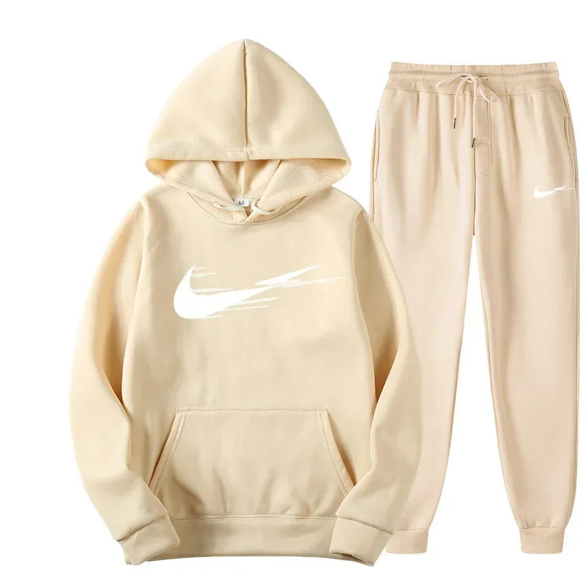 2025 Nieuwe heren- en damesmode vrije tijd sportkleding buiten fitness jogging hoodie set sport luxe hoodie+broek set kleding