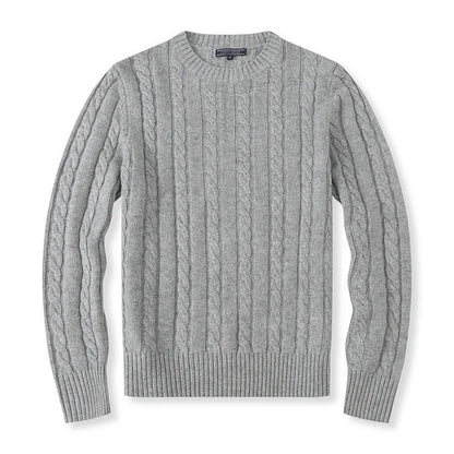 Runde Nackenpullover modische Jacke Top Stricker Sweater lässig Pullover Männer Kleidung 2025 Herbst/Winter Sport Jugend 6 Stil