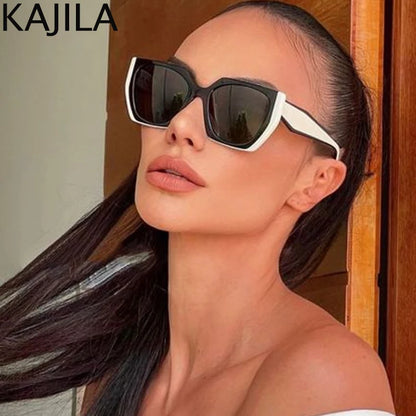 Fashion Cat Eye solbriller Kvinder 2025 Luksusmærke Design Vintage Square Punk Sun Glasses For Ladies Shades Retro Eyewear UV400