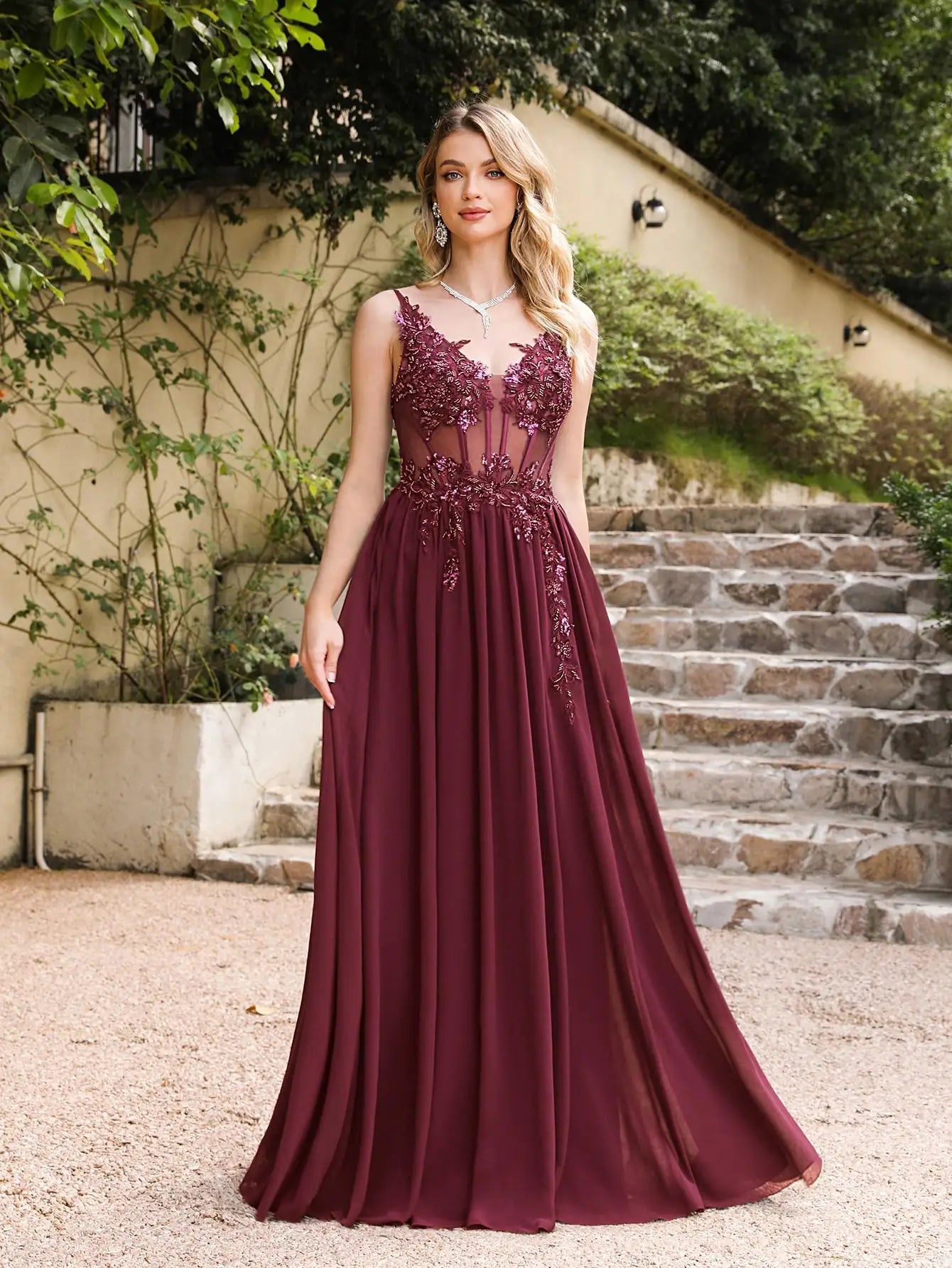 Spaghetti Straps Marine Blue A Line Evening Kleider 2025 Elegante Perlen Applikationen Illusion Prom Kleider formelle Party Vestido de Gala