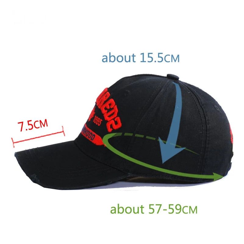 Hot Sale Luxury Men's Baseball Cap Fashion Embroidery Caps Summer Mesh Hat Men Women Outdoor Sport Hat Design Hip Hop Cap Man