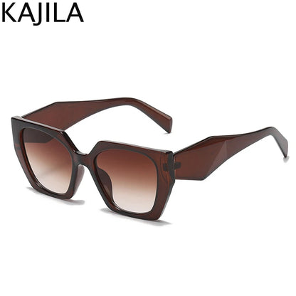 Fashion Cat Eye solbriller Kvinder 2025 Luksusmærke Design Vintage Square Punk Sun Glasses For Ladies Shades Retro Eyewear UV400