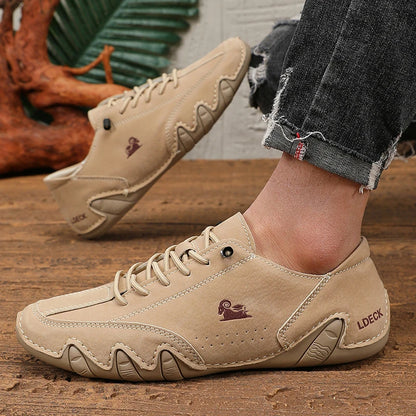 Uomo primaverile sneaker a basso taglio moca