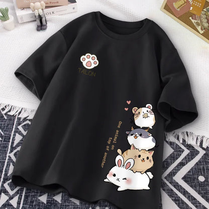 Japansk söt hamster stil söt tryck dagligen slit