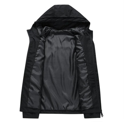 The 2025 new Spring and Autumn men's jacket, high-quality printed outdoor sports jacket, windproof and fashionable casual jacket